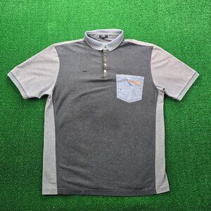 McDonalds Employee Polo‎ Shirt Mens Large Short Sleeve Uniform Work Wear